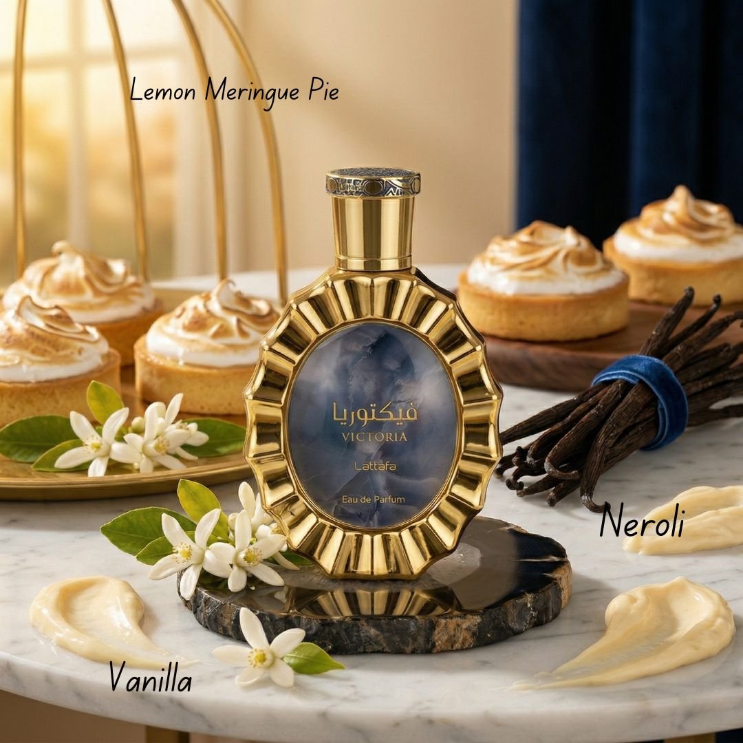 AUCTION Victoria Eau de Parfum Spray 100ml (3.4 oz) by Lattafa (Velvet Pouch) - Image 2
