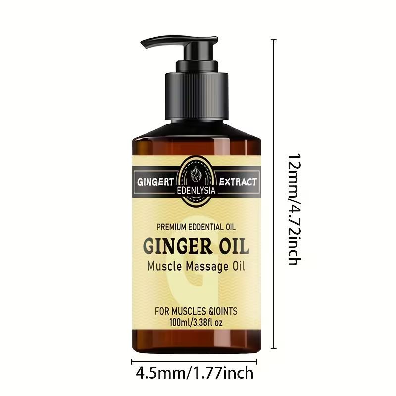 Ginger Essential Oil - Alcohol-free 100ml - Image 2